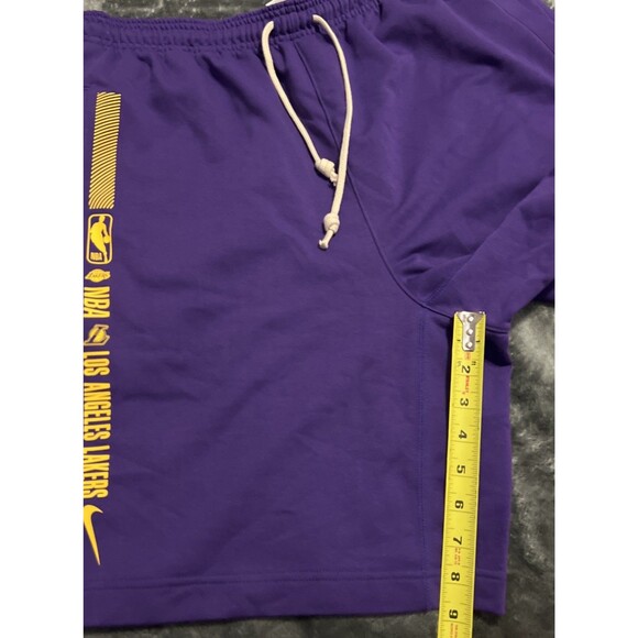LARGE Los Angeles Lakers Standard Issue Courtside Men's Nike Dri-FIT NBA Shorts - Picture 7 of 9